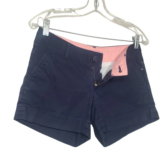 Lilly Pulitzer Navy Blue Shorts 00 - Picture 2 of 6